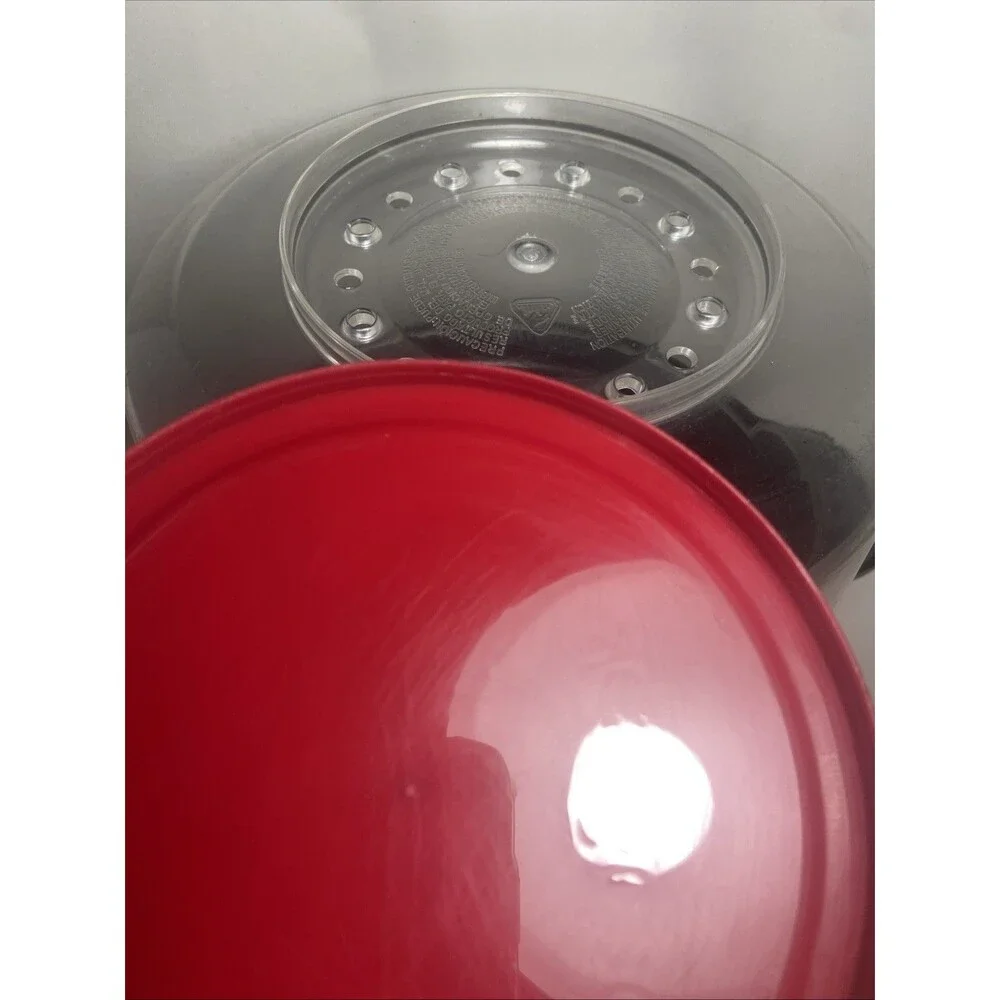 West Bend Stir Crazy 6 Quart Popcorn Popper, Electric, Hot Oil Popper, Red